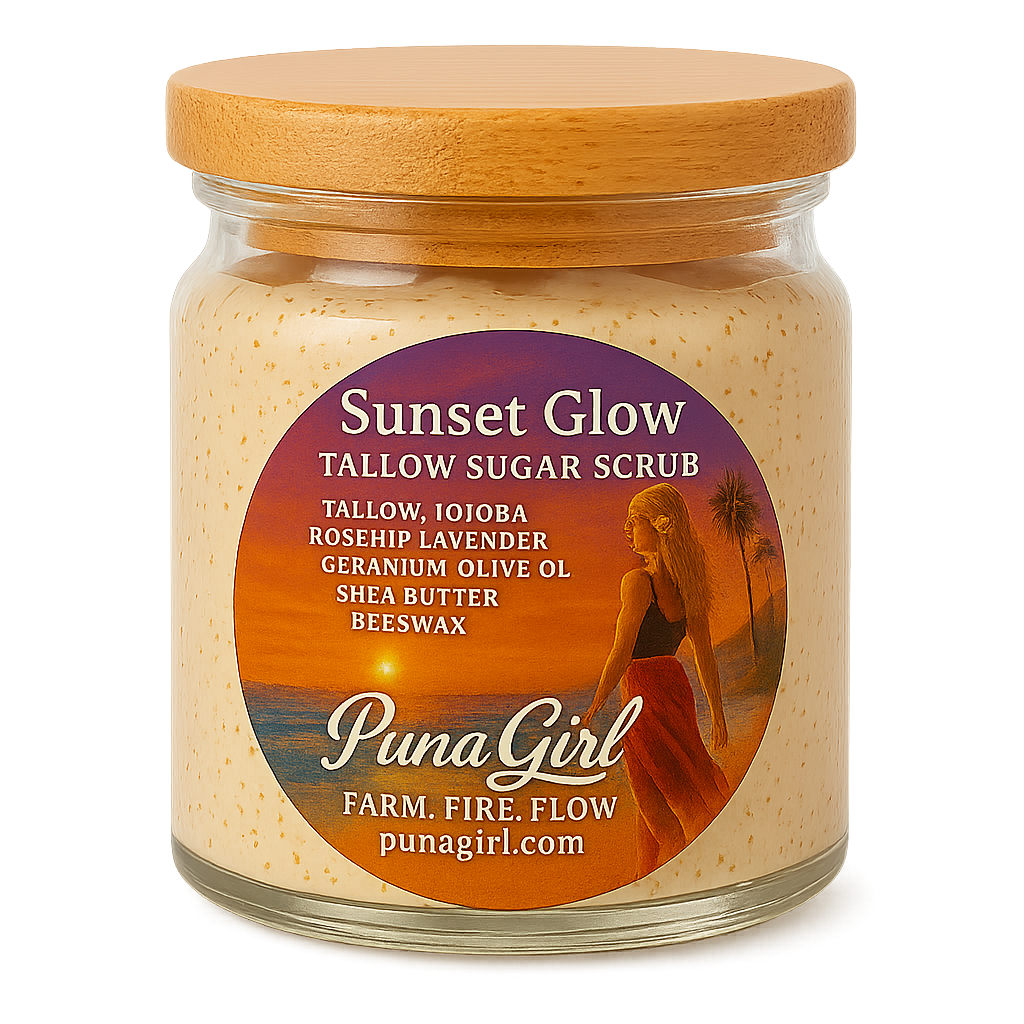 Sunset Glow Tallow Coconut Sugar Scrub