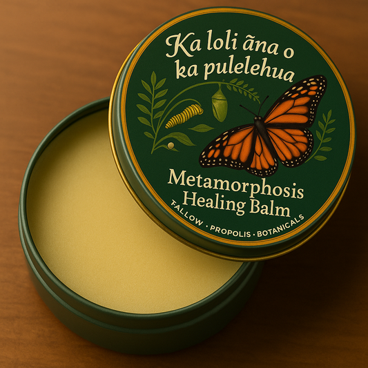 Ka loli ana 0 ka pulelehua Metamorphosis Healing Balm