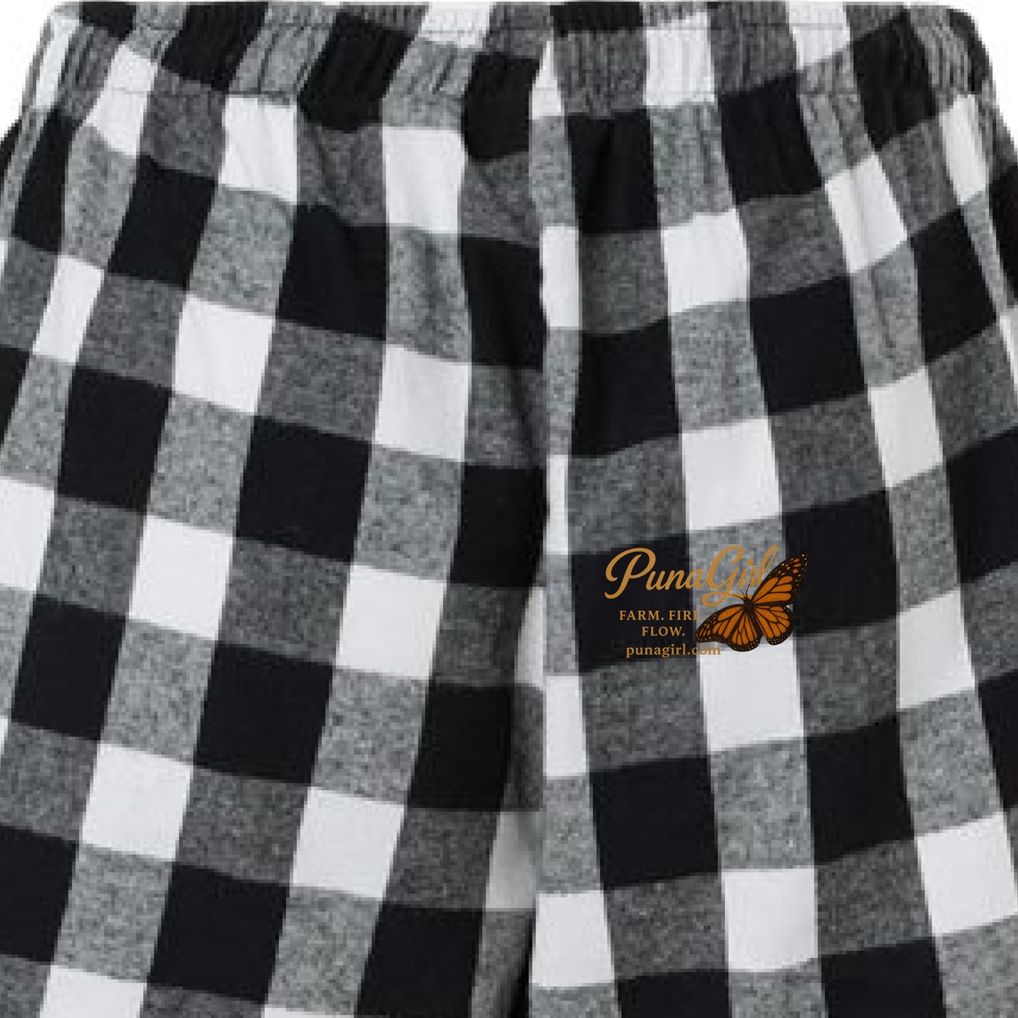BLK/ WHT BFF PLD - BACK