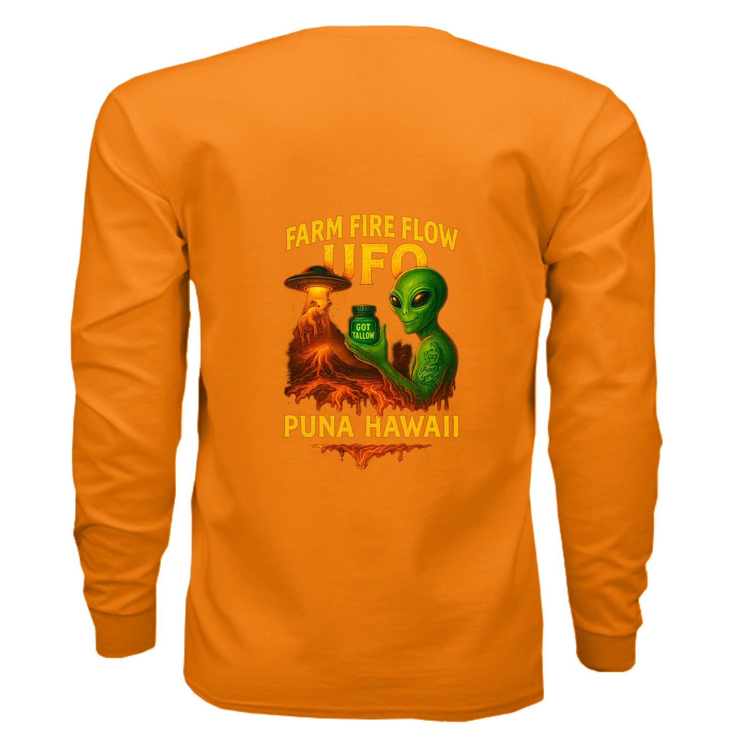 SAFETY ORANGE - BACK