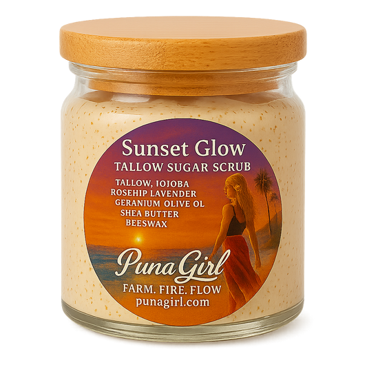 Sunset Glow Tallow Coconut Sugar Scrub