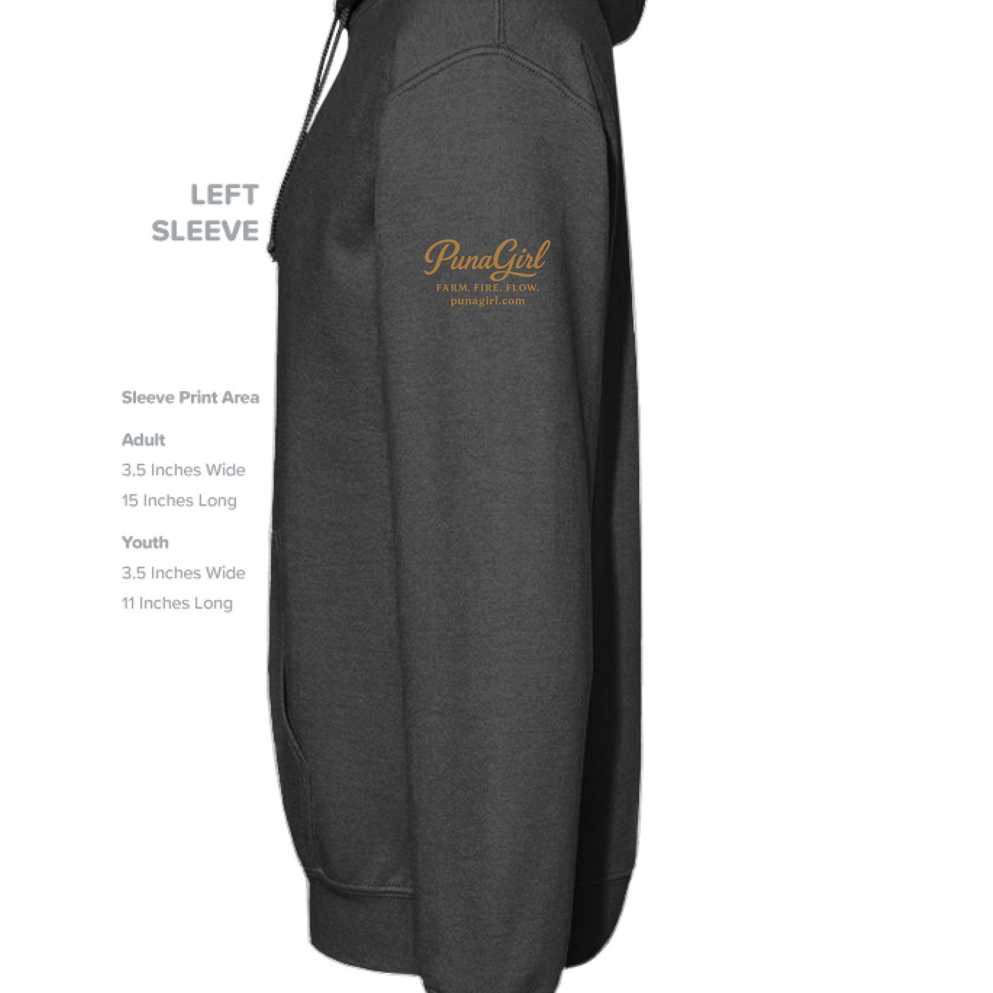DARK GRY HEATHER - SLEEVE_LEFT